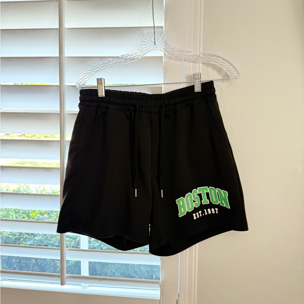 Black Boston Athletic Shorts